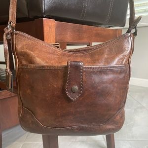 Frye Melissa Button Leather Crossbody